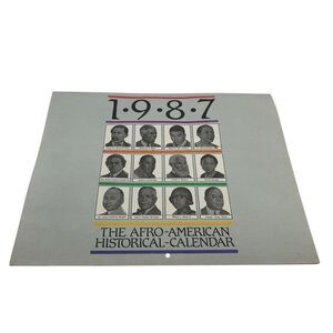 THE AFRO-AMERICAN HISTORICAL CALENDAR - 1987 Advertising Calendar Ohio State